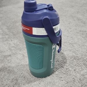 Champion Blue and Green Water Bottle